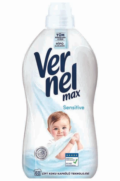 Vernel Max Sensitive 1440 ml - Resim 2