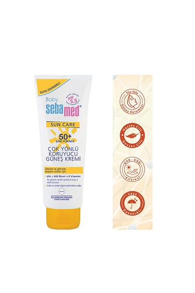 2 ADET Sebamed Güneş Kremi Bebek SPF 50+ 75 ml ürün görseli 1