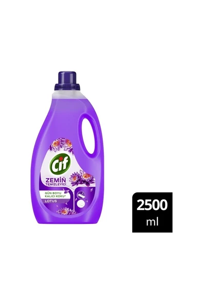 3 ADET Cif Zemin Temizleyici Lotus 2500 ml ürün görseli 1