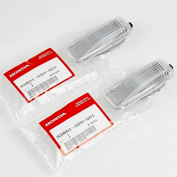 Çamurluk Sinyali Civic 1996-2000 - Hrv 1998-2005 - Civic Typer 2006-2010 Beyaz (Oem No: 33851-S2H-G01) ürün görseli 1
