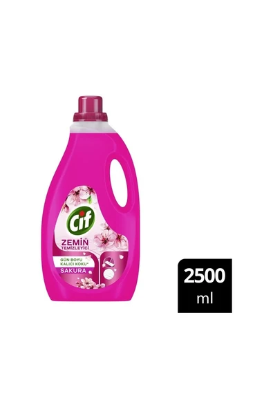 Cif Zemin Temizleyici Sakura 2500 ml ürün görseli 1