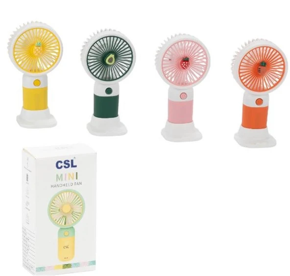 CSL CS-38 Şarjlı Mini Fan Sarı ürün görseli 1