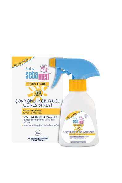 Sebamed Güneş Spreyi Bebek SPF 50 200 ml ürün görseli 1