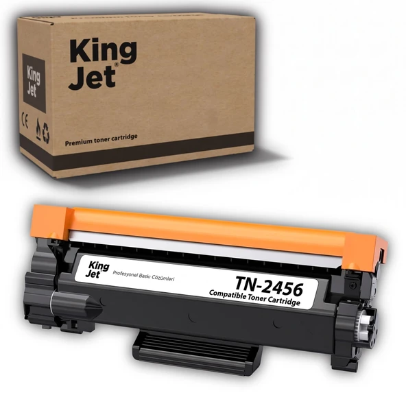 KingJET Brother Uyumlu TN-2456 Standart Kapasiteli (Tekli) Muadil Toner ürün görseli 1