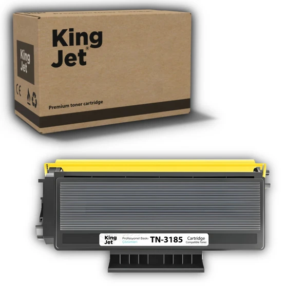 KingJET Brother Uyumlu TN-3185 Yüksek Kapasiteli (Tekli) Muadil Toner | HL-5240DNLT ürün görseli 1