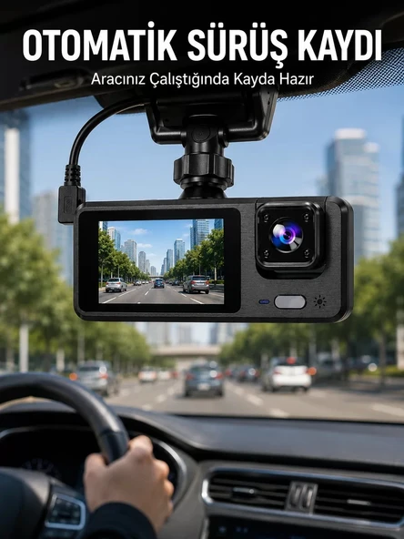 Nevamel® 3 Kameralı DVR Araç Kamerası – Tam Güvenlik Tam Kapsama Yeni Nesil ürün görseli 1