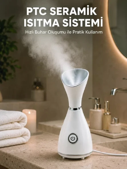 Nevamel® Nano İyonik Cilt Bakım Buhar Makinesi PTC Isıtma Sistemli ürün görseli 1