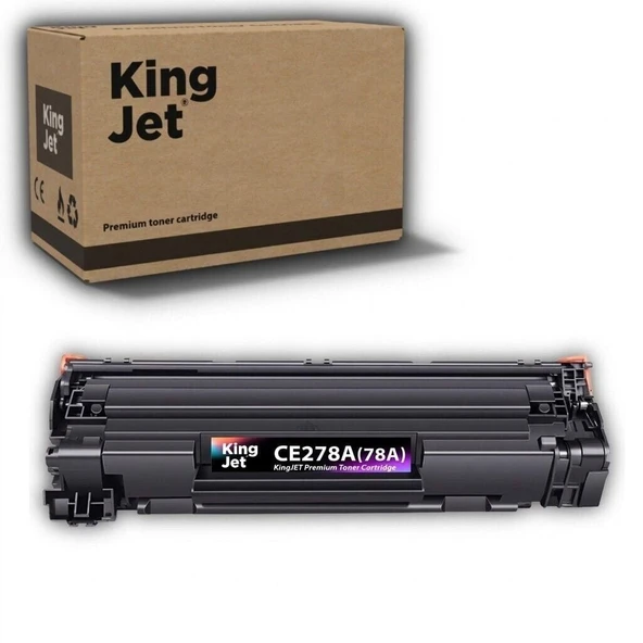 KingJET HP Uyumlu CE278A Standart Kapasiteli (Tekli) Çipli Muadil Toner | LaserJet Pro M1537 ürün görseli 1