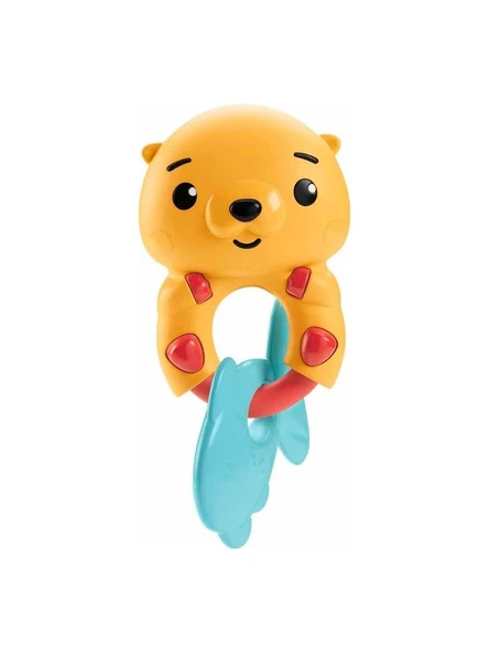 Fisher Price Eğlenceli Dostlar Çıngıraklı Dişlik - Su Samuru HJW11-HKD69 ürün görseli 1