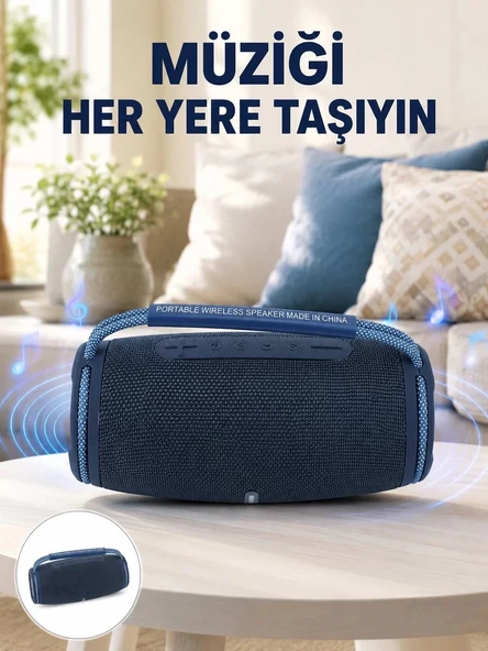 Nevamel® IPX5 Su Geçirmez Taşınabilir Bluetooth Hoparlör Renkli Işıklı Yeni Nesil ürün görseli 1