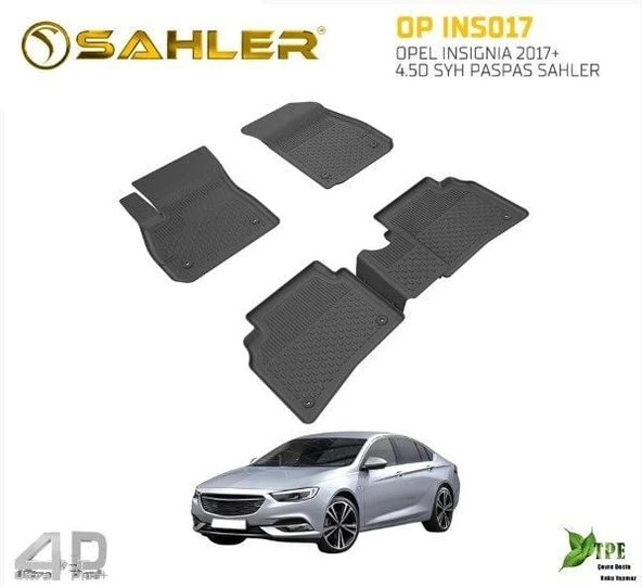 SAHLER PASPAS ARACA ÖZEL OPEL INSIGNIA 2017+ 4.5D SYH ürün görseli 1