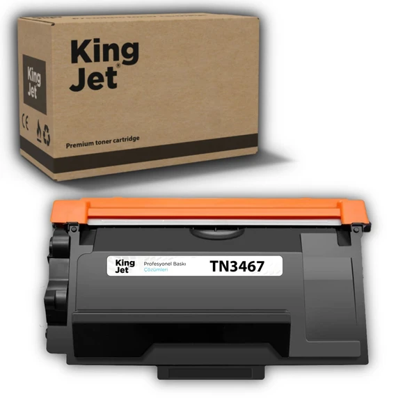 KingJET Brother Uyumlu TN-3467 Yüksek Kapasiteli (Tekli) Muadil Toner | MFC-L6900D ürün görseli 1