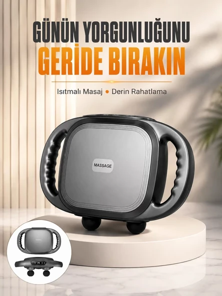 Nevamel® Fonksiyonlu Şarjlı Masaj Aleti 6 Başlık 2000 mAh Ergonomik Gövde Yeni Nesil ürün görseli 1