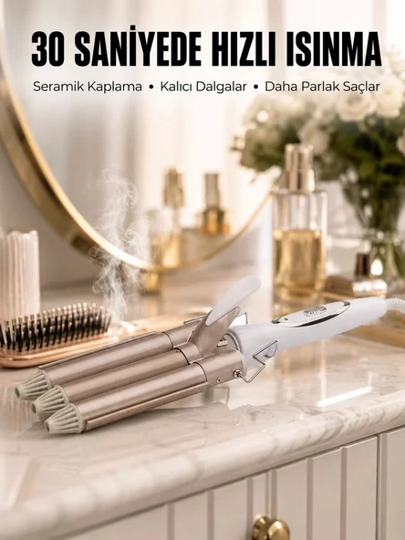 Nevamel® Wag Maşa Profesyonel Saç Şekillendirici İyon Özellikli Isı Kademeli Yeni Nesil ürün görseli 1