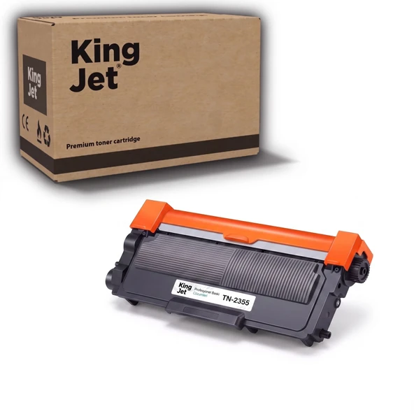 KingJET Brother Uyumlu TN-2355 Yüksek Kapasiteli (Tekli) Muadil Toner | MFC-L2703DW ürün görseli 1