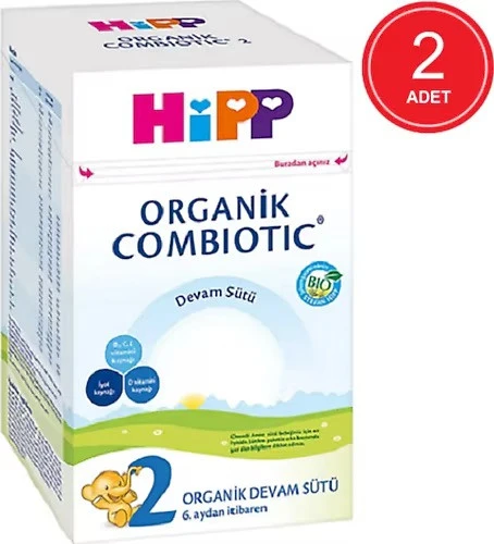 Hipp Organik Combiotic 2 Devam Sütü 800 gr 2 Adet ürün görseli 1