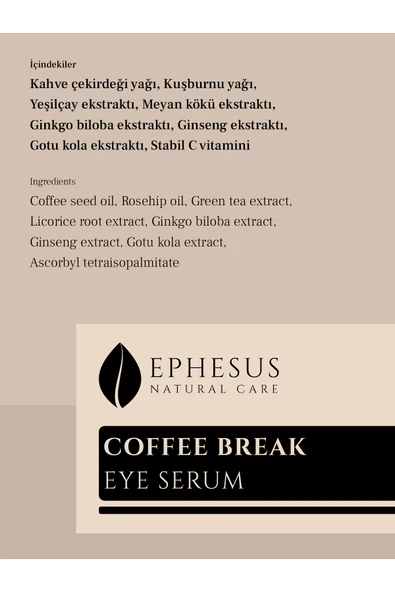 Ephesus Göz Çevresi Serum 10 ml - Resim 4