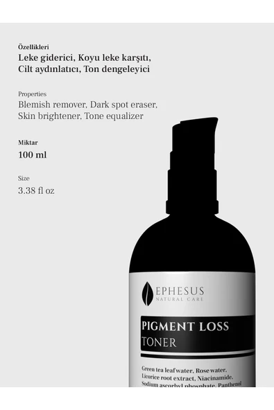 Ephesus Leke Karşıtı. Tonik 100 ml ürün görseli 1