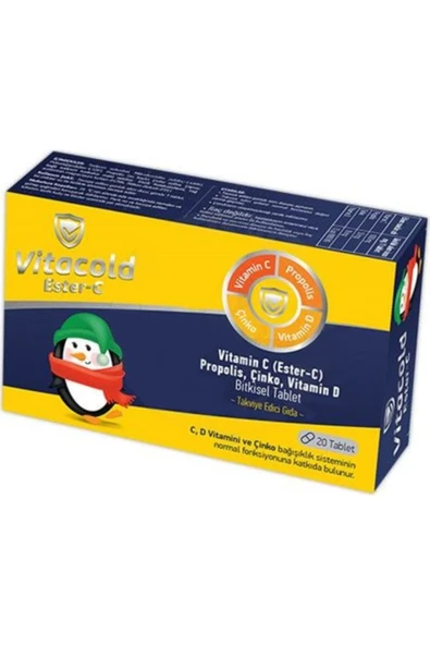 Vitacold Ester C 20 Tablet ürün görseli 1