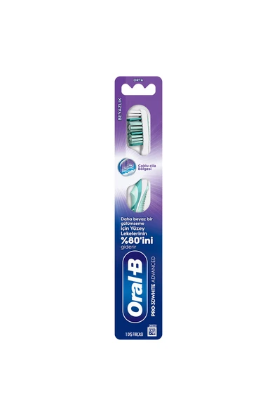 Oralb Fırça 3D White Adv Orta - Resim 2