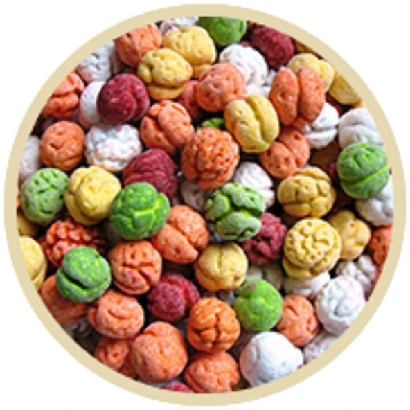 Şekerli Leblebi Renkli 1 Kg - Resim 3
