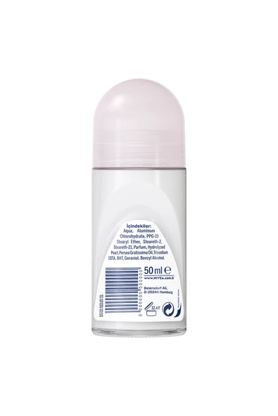 Nivea Deo Rollon Bayan Pearl Beauty 50Ml. - Resim 5