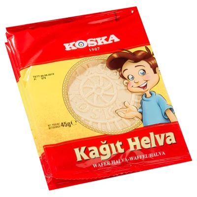 KOSKA Kağıt Helva 3x45g Sade Geleneksel Lezzet 6'li Avantaj Paketi ürün görseli 1
