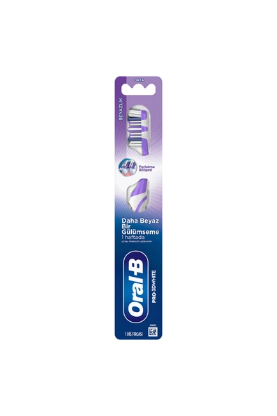 Oralb Fırça PRO3 Beyazlık Orta - Resim 2