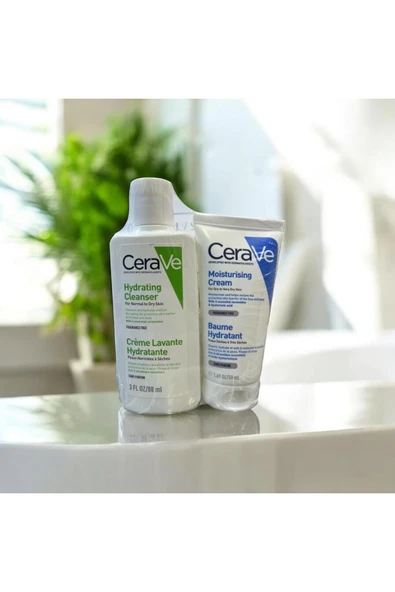Cerave Hydrating Cleanser 88 ml & Moısurısıng Cream 50 ml Kofre ürün görseli 1