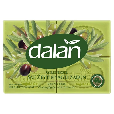 Dalan Banyo Sabunu 4x150 G Yeşil Zeytinyağlı Doğal Sabun 5'li Avantaj Paketi ürün görseli 1