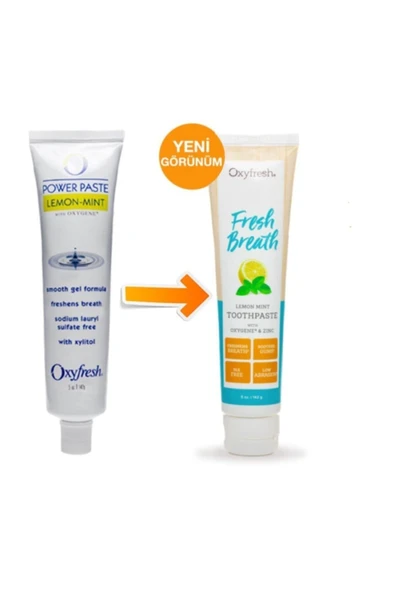 Oxyfresh Çinkolu Nane Limon Diş Macunu 142 gr ürün görseli 1