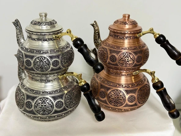 Çaydanlık Ağır Model 1 Kırmızı ürün görseli 1