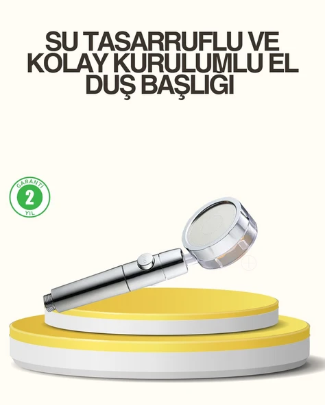 Su Basıncını Artıran Sızdırmaz Duş Başlığı ürün görseli 1