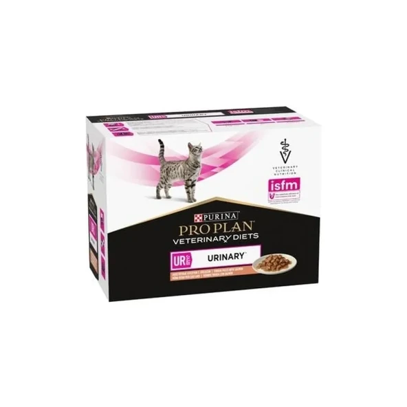 Pro Plan Veterinary Diets Urinary Somonlu 10x85 gr Kedi Yaş Maması ürün görseli 1