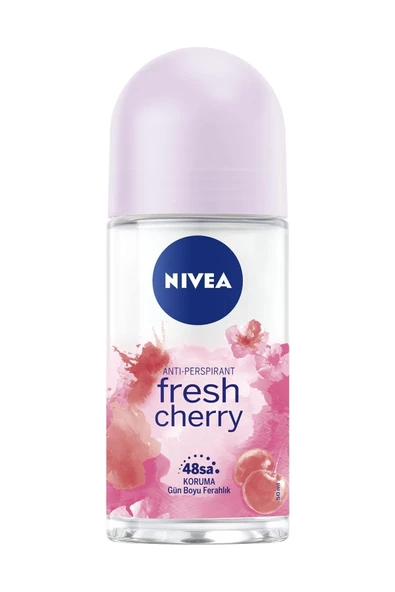 Nivea Roll-On Fresh Cherry Kadın 50 ML - Resim 2