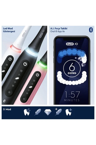 Oralb Poc Brush iO 5 Black - Resim 3