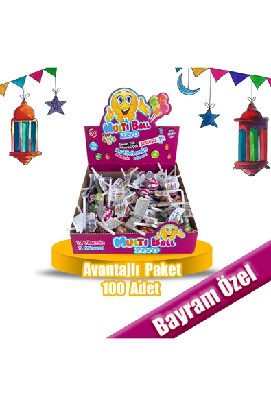 Multiball Zero 100'li Lolipop - Resim 2