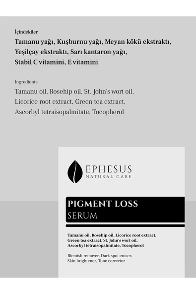 Ephesus Leke Karşıtı. Serum 20 ml - Resim 4