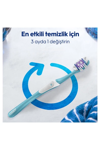 Oralb Fırça PRO3 Beyazlık Orta - Resim 5