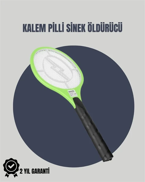 Taşınabilir Elektronik Sinek Swatter – Kimyasal İçermeyen, Ergonomik Tasarım ürün görseli 1