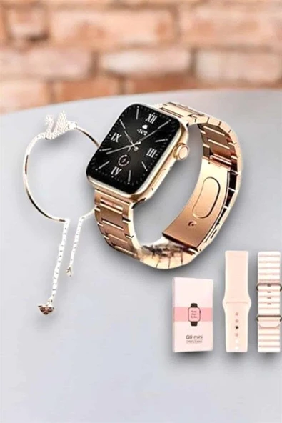 Akıllı Saat Kadınlara Uyku Ve Sağlık Takibi Yapabilen Bileklik Hediyeli ürün görseli 1