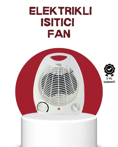 2000W Taşınabilir Elektrikli Fanlı Isıtıcı – Hızlı Isınma, Kompakt Boy ürün görseli 1