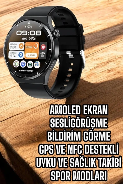 GT8 AKILLI SESLİ GÖRÜŞME YAPABİLEN SAAT - Resim 2