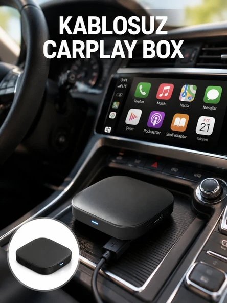 5.8GHz WiFi Destekli Kablosuz Android Auto Dönüştürücü Yeni Nesil ürün görseli 1
