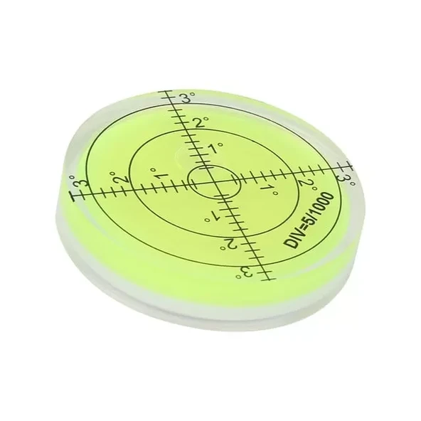 Yuvarlak Masa Tipi 50 Mm Düz Yüzey 5/1000 Su Terazisi ürün görseli 1