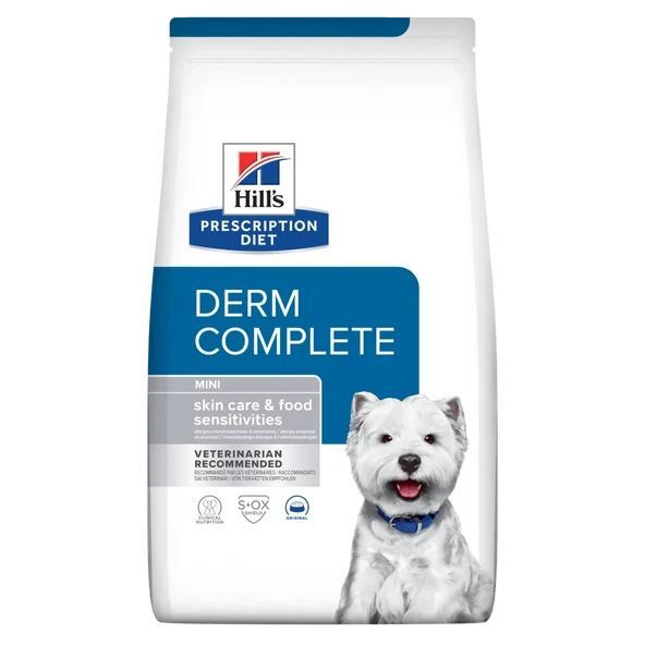 Hill's Prescription Diet Derm Complete 1 kg Mini Irk Köpek Maması ürün görseli 1