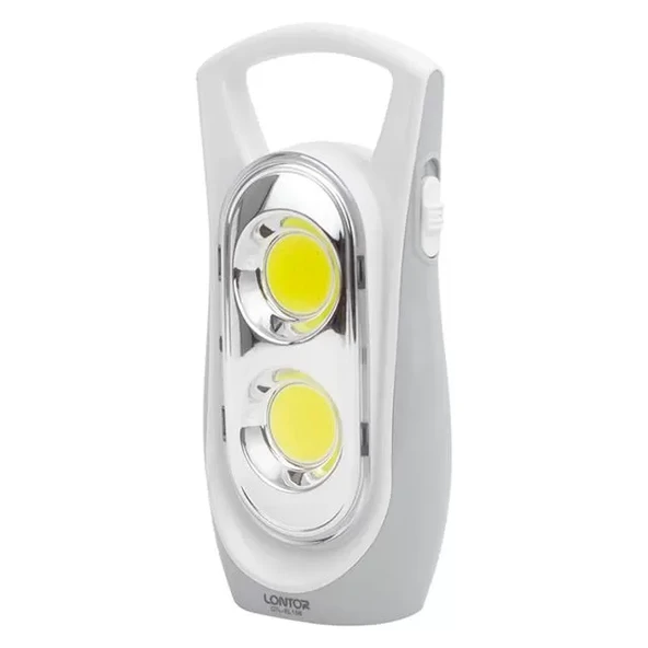 Lontor Ctl-El158 İki Kademeli 2 Cob Led'Li Şarjlı Işıldak Fener ürün görseli 1