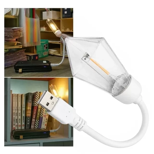 Pm-25791 Esnek Gövdeli Usb Günışığı Cob Led Edison Masa Kitap Okuma Lambası ürün görseli 1