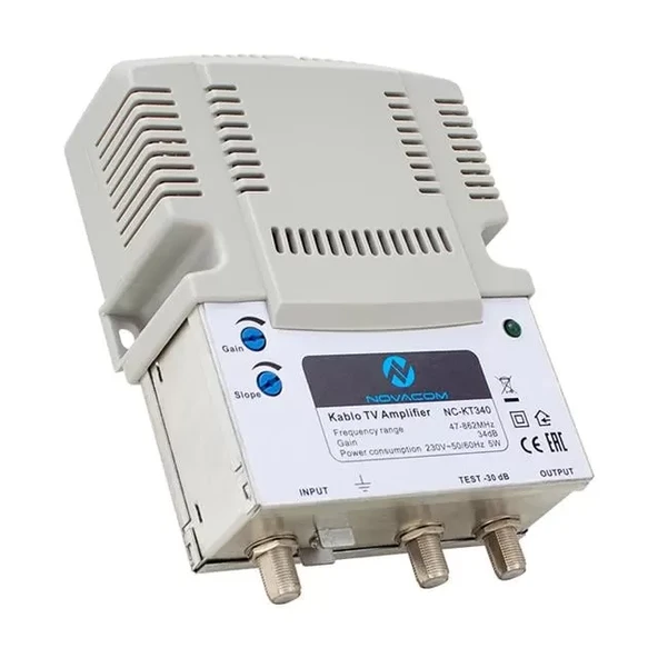 Novacom Nc-Kt340 47-862 Mhz 34 Db Kablo Tv Amplifier Hat Yükseltici ürün görseli 1