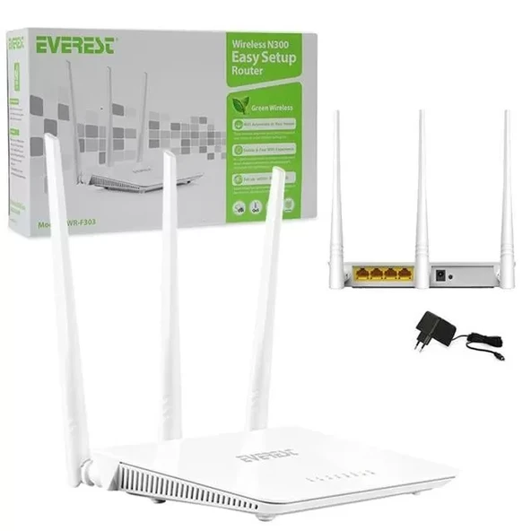 Ewr-F303 2.4 Ghz 300 Mbps 4 Port Router ürün görseli 1